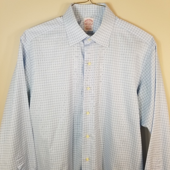 Brooks Brothers Madison Check Dress Shirt 16-35 - Picture 3 of 16
